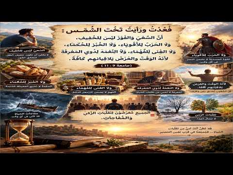 ترنيمة النصف الثاني من #جامعة9: فعدت ورأيت تحت الشمس (على وزن ترنيمة: السائح المسيحي-يا سيدي الفادي)